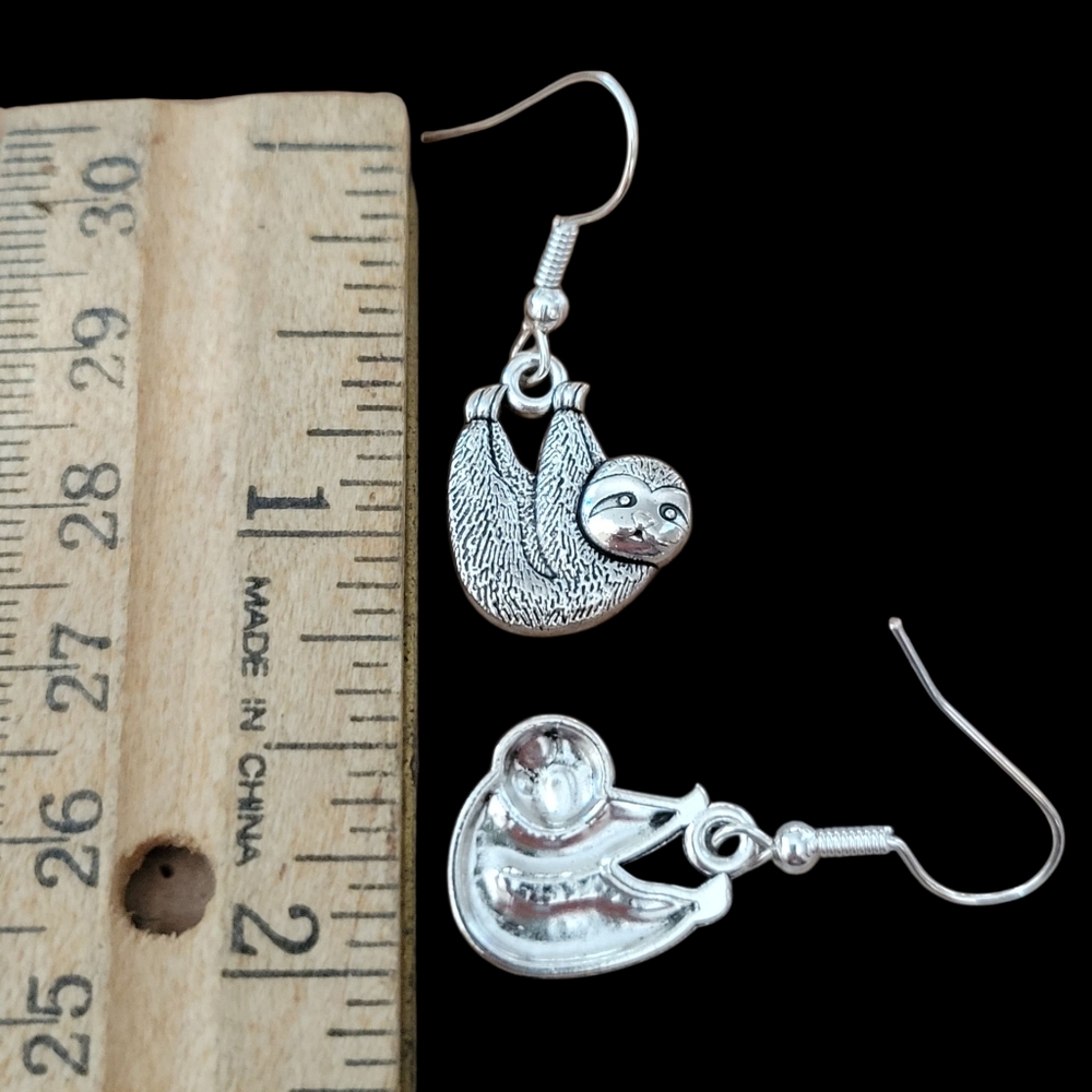 Sloth Earrings - Picture 2 of 2